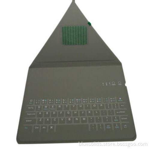 OEM Ultra-Thin Mini 0.5CM Folding Leather Protective Case with Bluetooth Keyboard for iPad Tablet PC